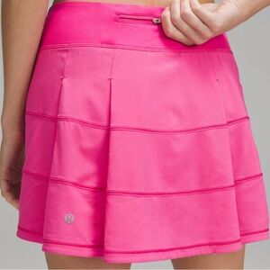 Lululemon Pace Rival Long Skirt Size 8 - Sonic Pink